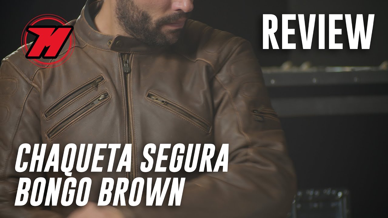 Review chaqueta de piel Segura Bongo Brown. ¡Versátil e impermeable! 🏍️😎