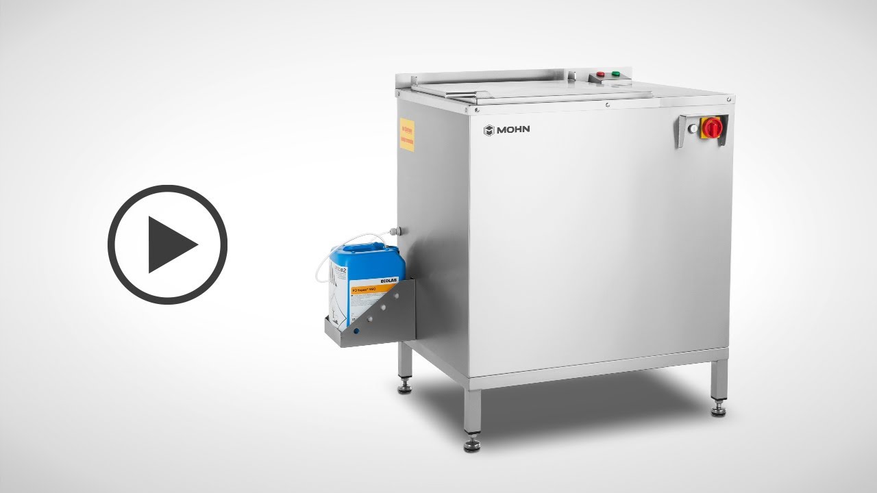 Messerkorb-Druckreinigungsmaschine Typ MKDR | MOHN GmbH