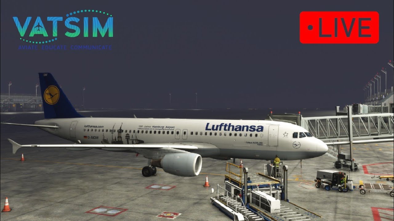MSFS Live | Munich to Frankfurt | Rainy IFR Flight | VATSIM #msfs #a320 #fenix