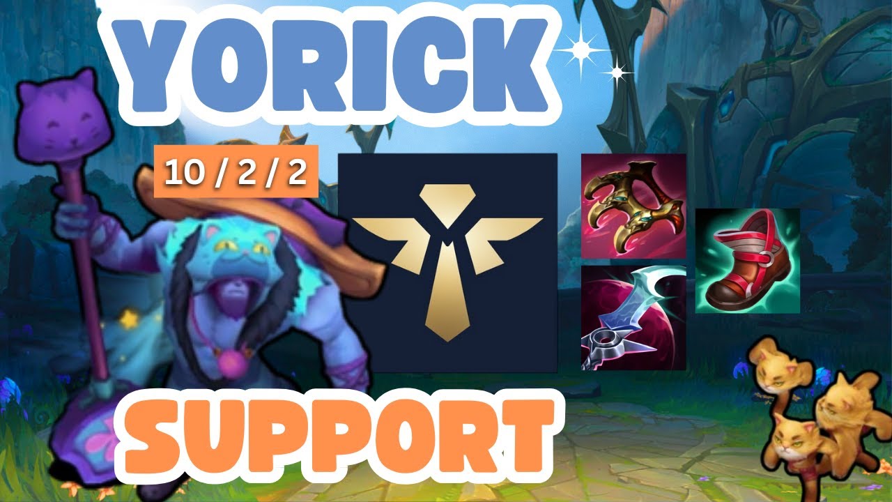 I TRIED YORICK SUPPORT And STOLE EVERY KILL Until The Enemy Team FF's | 10/2/2 KDA | No Commentary