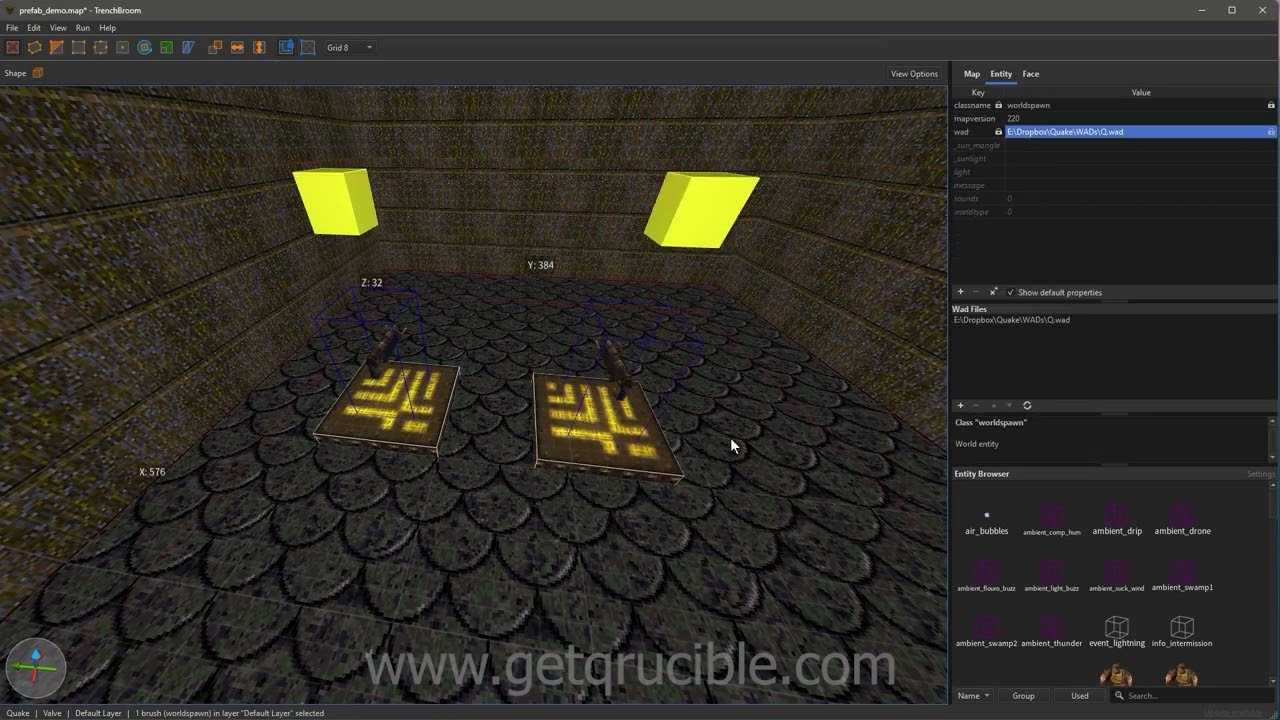 Creating A Prefab In Qrucible - Weapon With Toggle Light