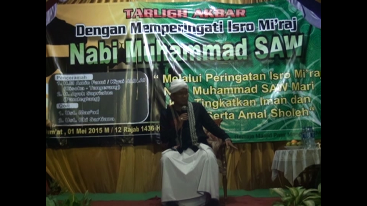 Ceramah Agama UST Jablay At Pasir Manggu 01 Mei 2015 Part 1