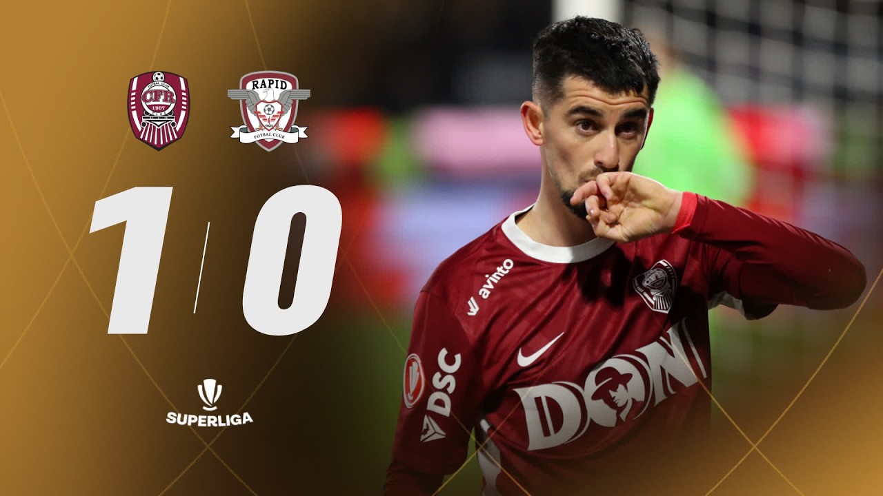 CFR CLUJ vs RAPID 1 - 0 | REZUMAT