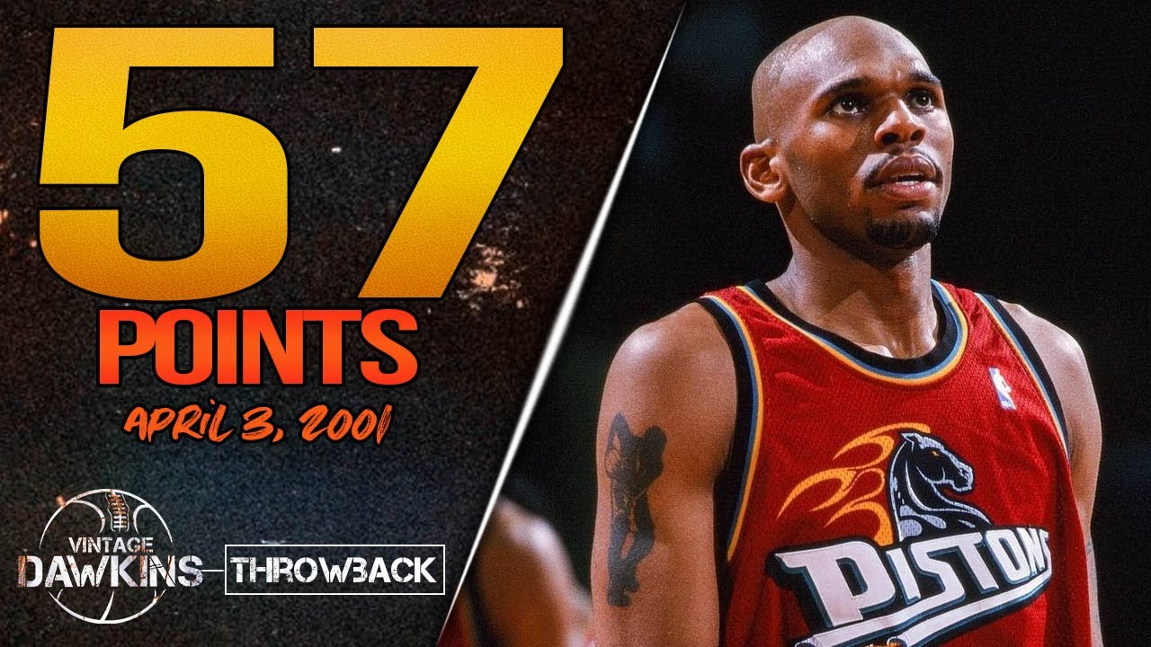 Jerry Stackhouse GOES OFF With 57 Pts vs Bulls 🔥🔥 | Career HiGH | VintageDawkins
