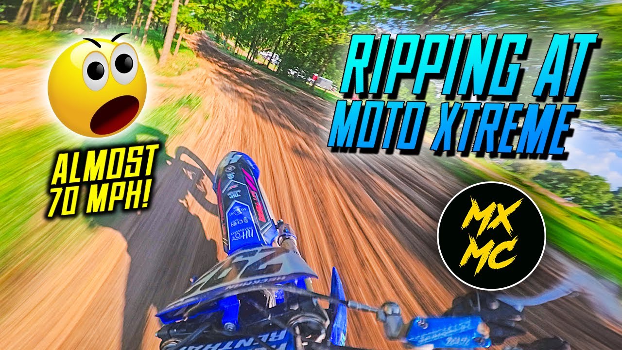 RIPPING At MOTO XTREME - Almost 70MPH!!