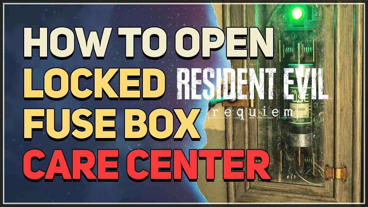 How to unlock Locked Fuse Box in Care Center Resident Evil 9 Requiem