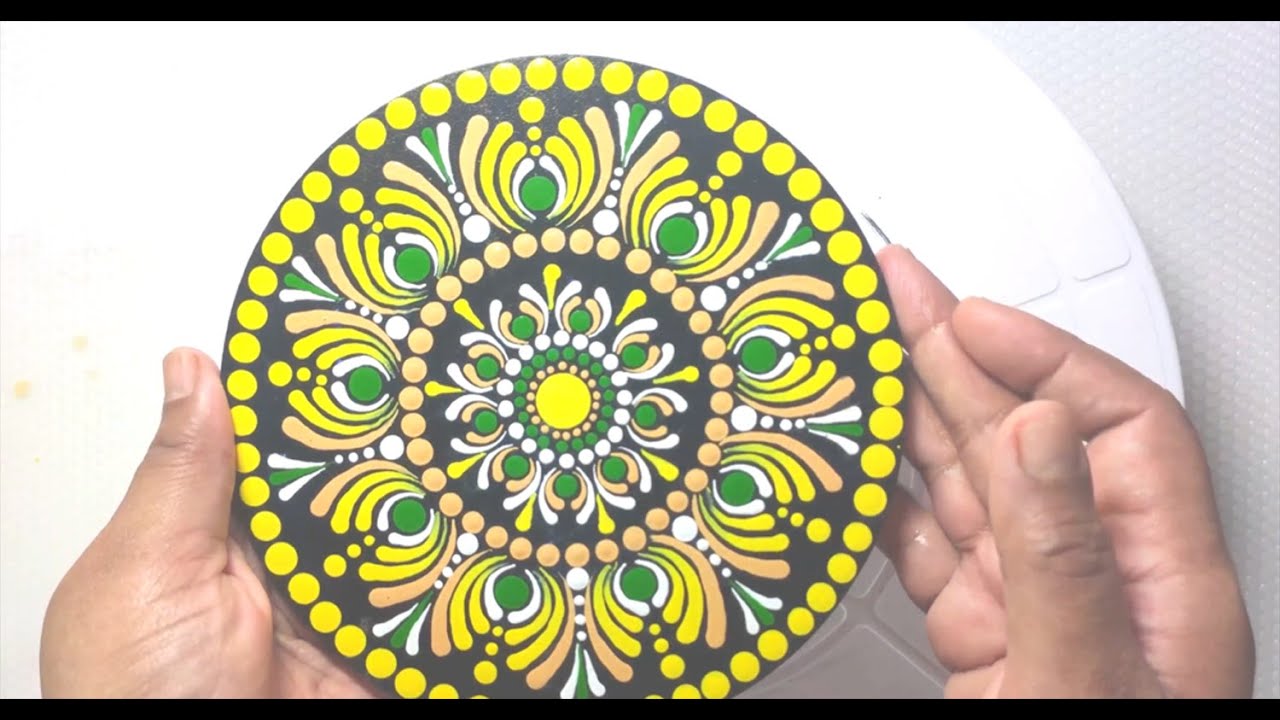 6 inch mandala Step-By-Step