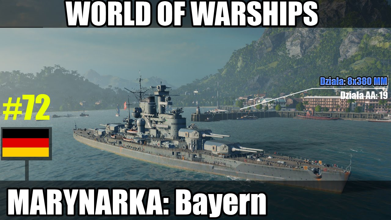 World of Warships - Bayern VI tier gameplay pl