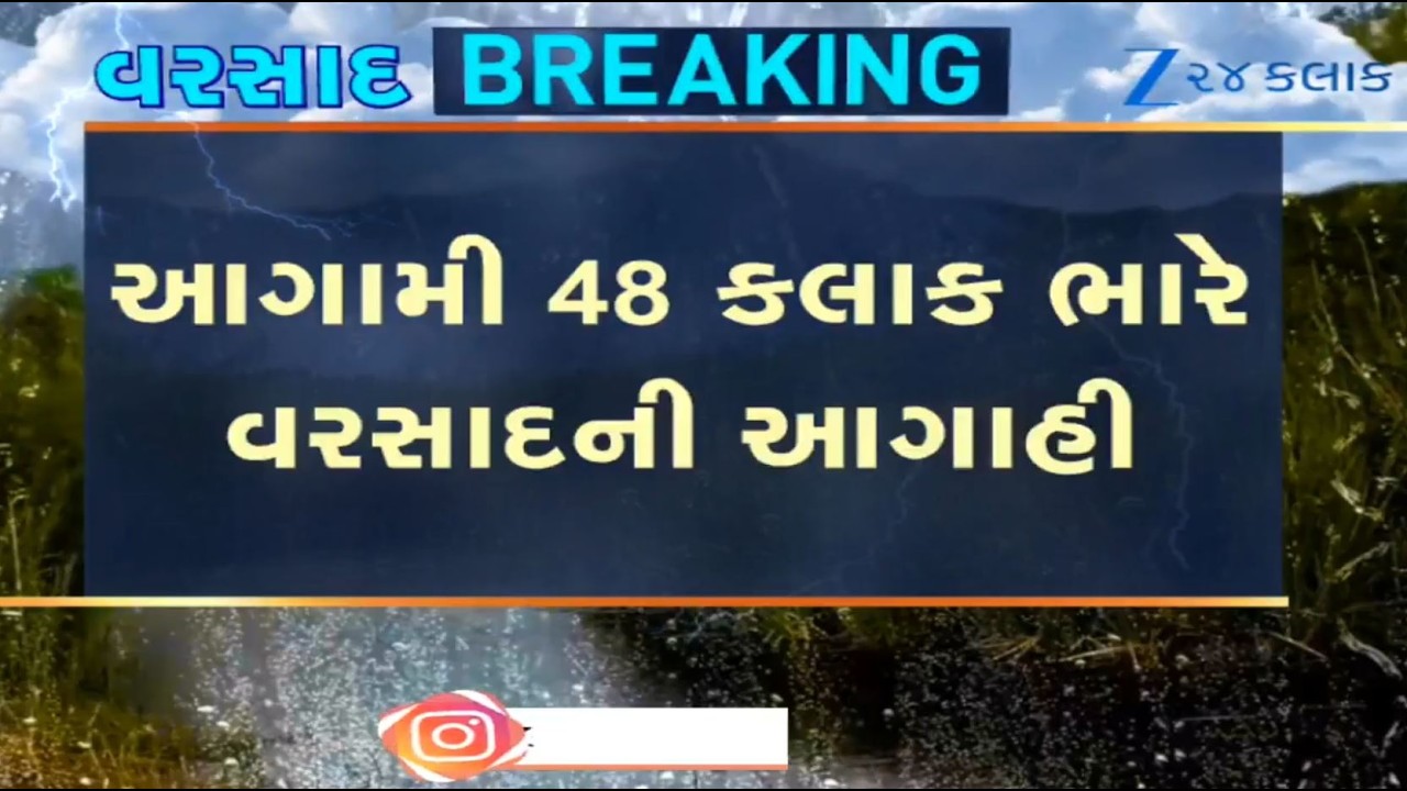 BREAKING: Weather expert Ambalal Patel predicts heavy to very heavy rains in Gujarat for next 2 days