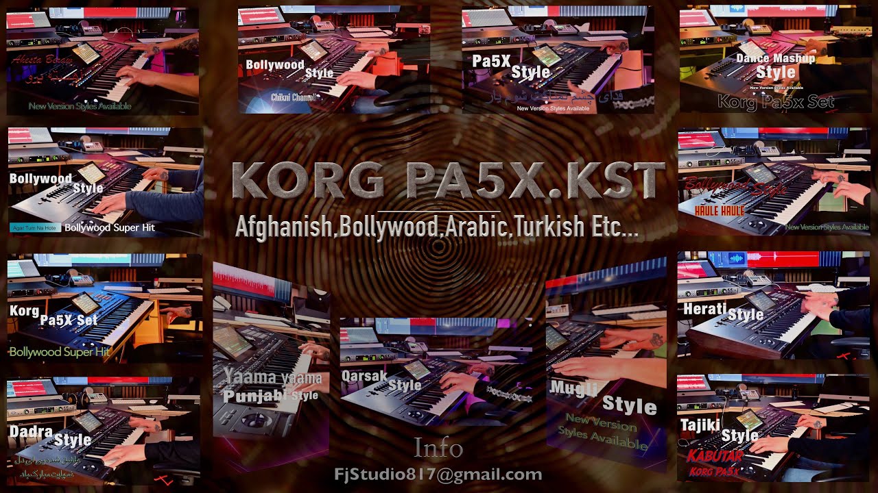 KORG PA5X KST V.1 / FULL VERSION DEMO - AFGHANISCH & BOLLYWOOD SET