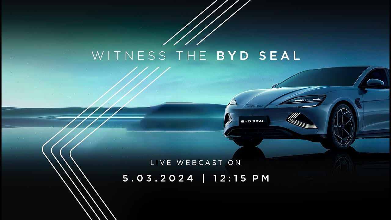 Witness the BYD SEAL Live Webcast.