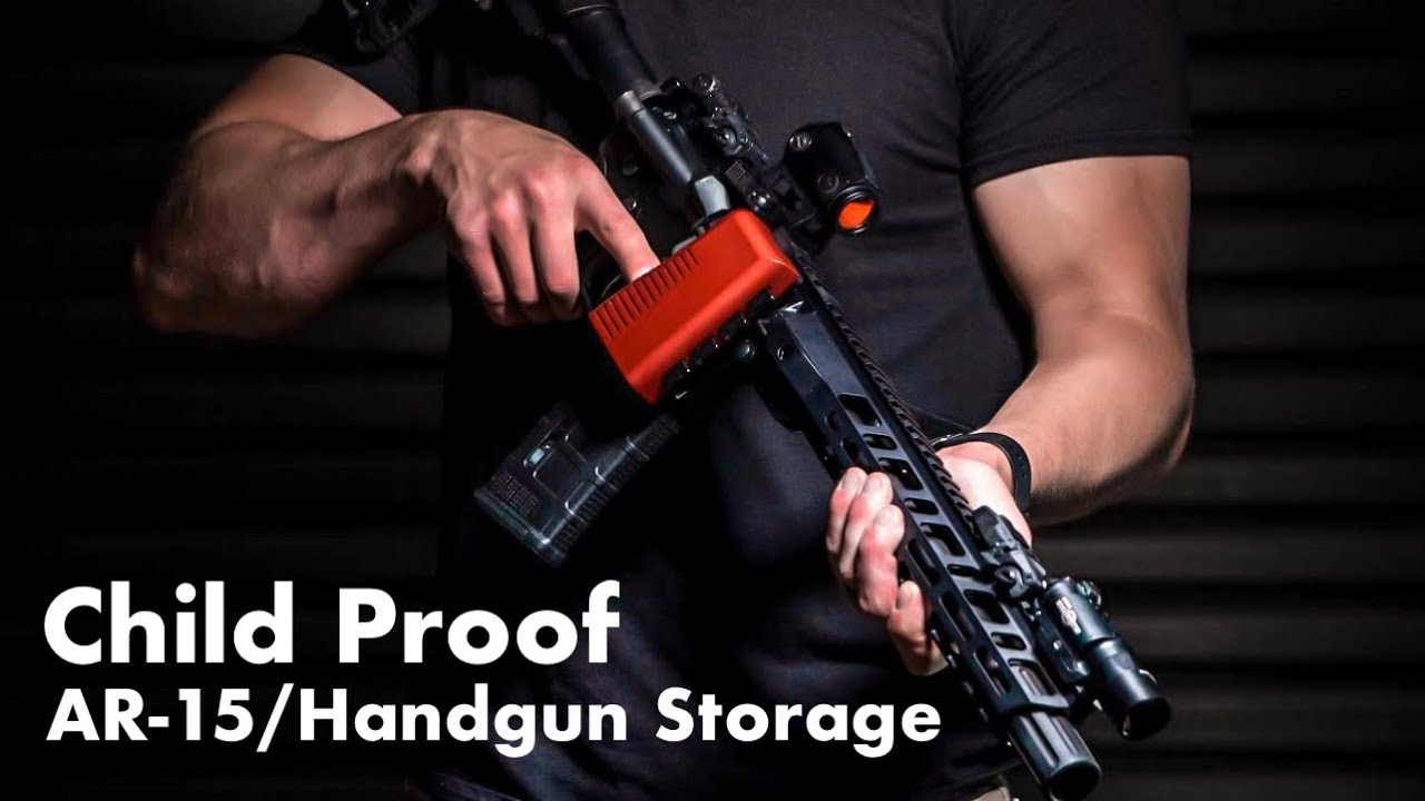 Best AR-15 / Handgun CHILD PROOF Storage Options - StopBox USA!