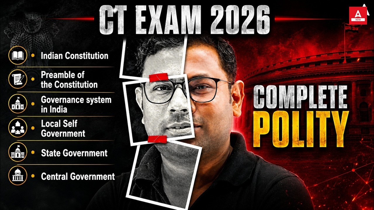 CT Exam 2026 | Complete Polity One shot | Important MCQs By Ashok Sir | Adda247 Odia