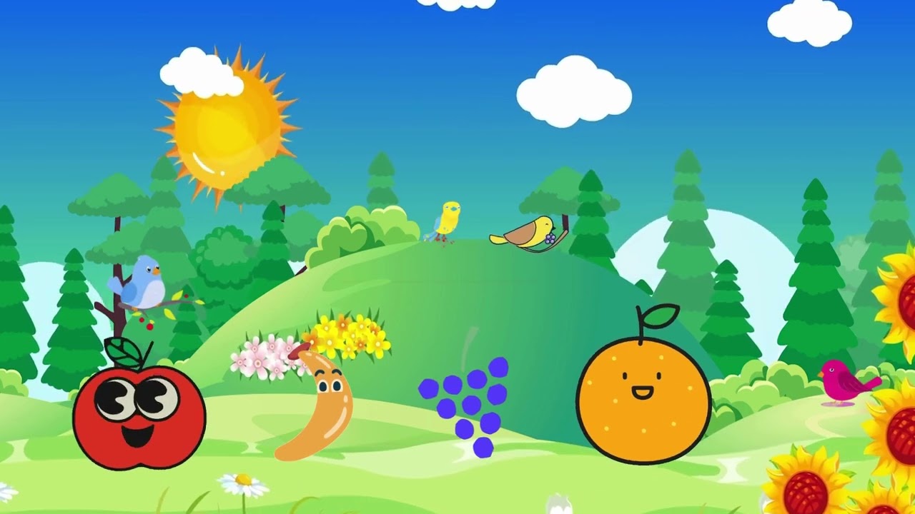 Meyveler Şarkısı 🍎🍌🍇🍊 | Renkleri ve Meyveleri Öğrenelim | Müzik Kutusu