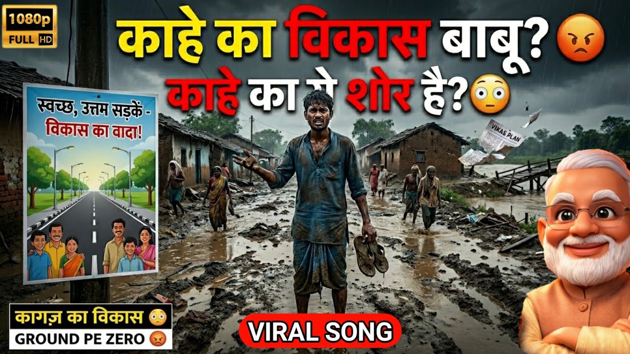 गाँव की सच्चाई 🤯 | काहे का विकास बाबू? 😡 | काहे का ये शोर है? 😳 | Viral Song 2026 | Trending Song 