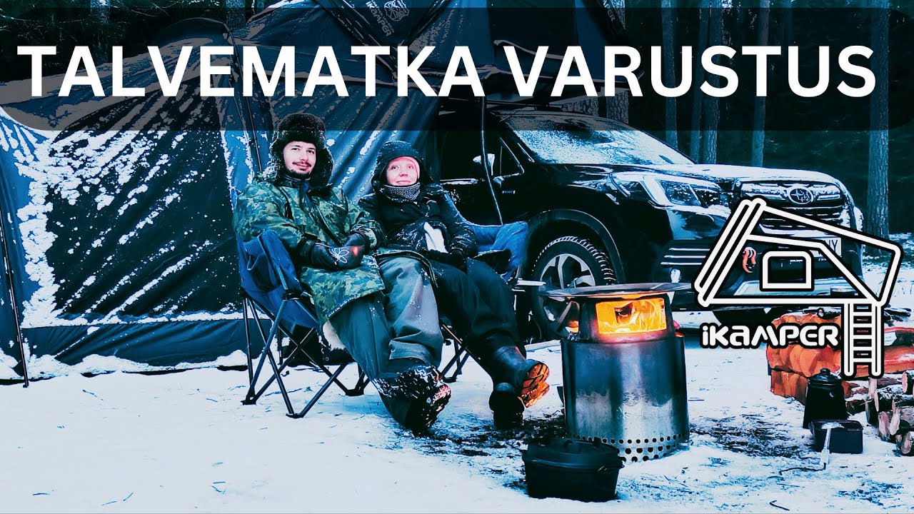 TALVEL METSAS ÖÖBIMISE VARUSTUS + iKAMPER SKYCAMP 3.0 【ENG SUB】@MatkaMaailM