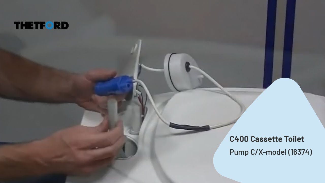 C400 | Pump C/X-model (16374) replacement | Cassette toilet | THETFORD repair instructions