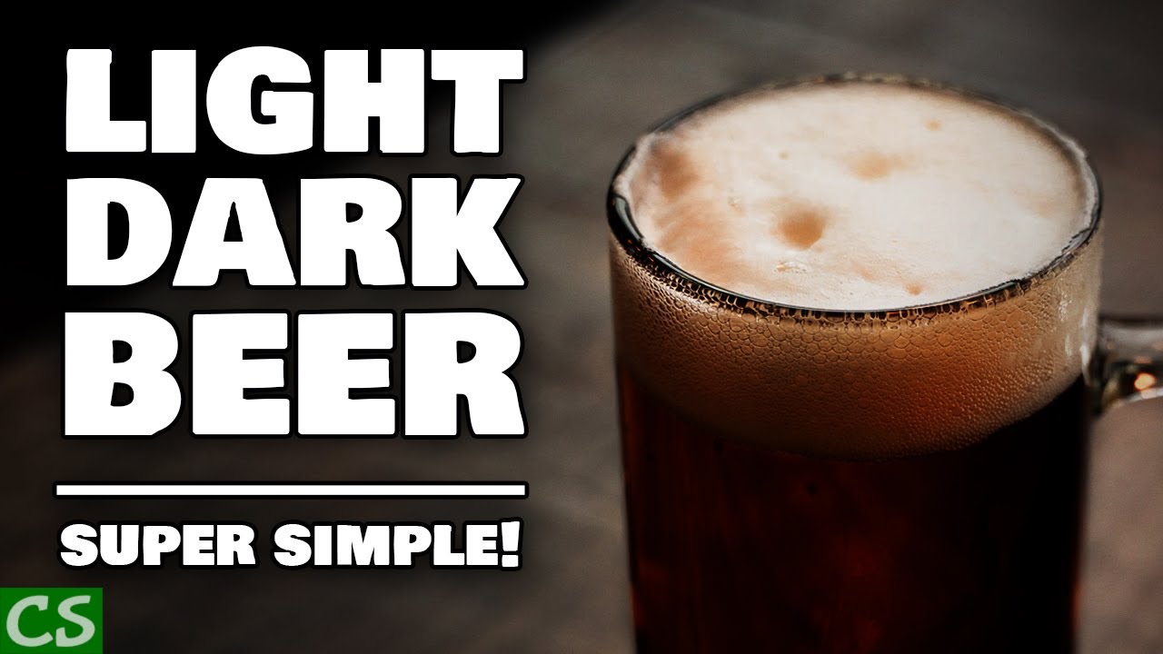 Light Dark Beer?  (Super Simple Method to Make your Own Beer)