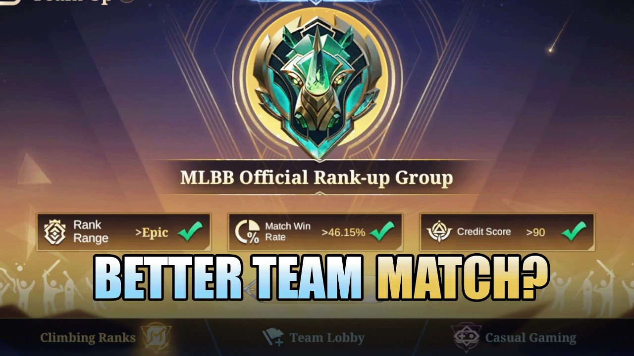 Better Team Match? | MLBB Advance Server Update