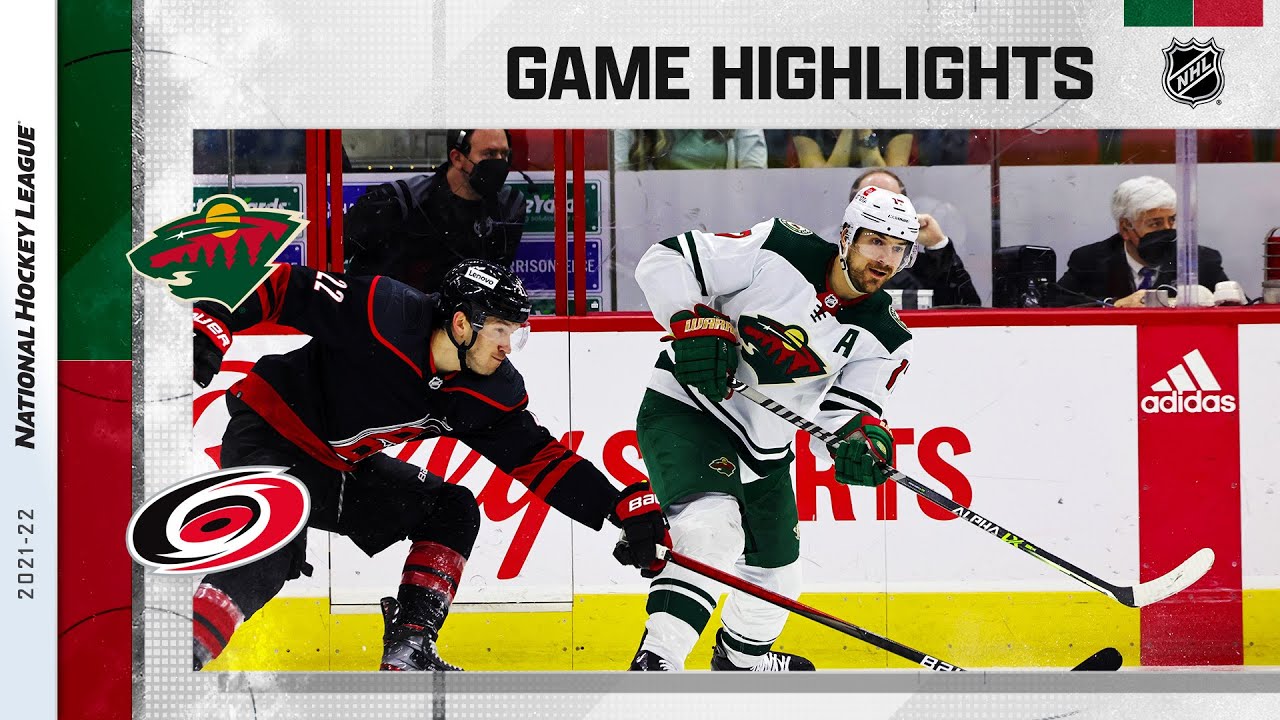 Wild @ Hurricanes 4/2 | NHL Highlights 2022