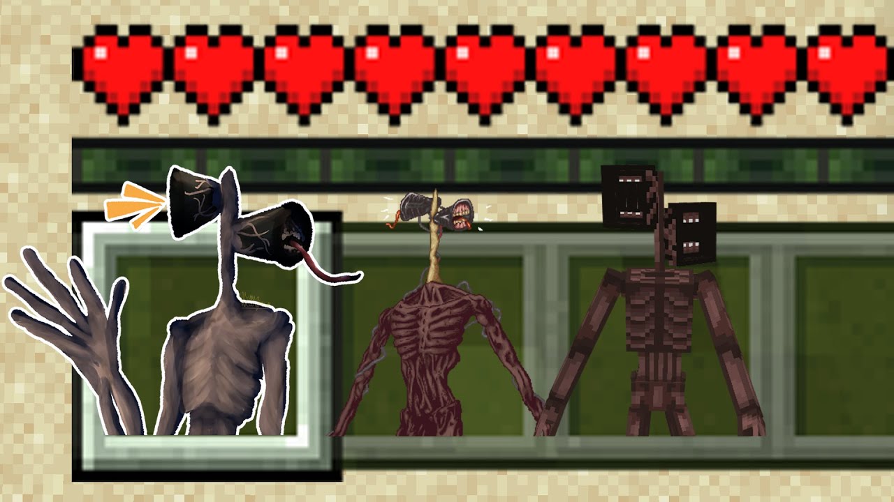 Minecraft PE : FORBIDDEN SIREN HEAD MOD in Minecraft Pocket Edition