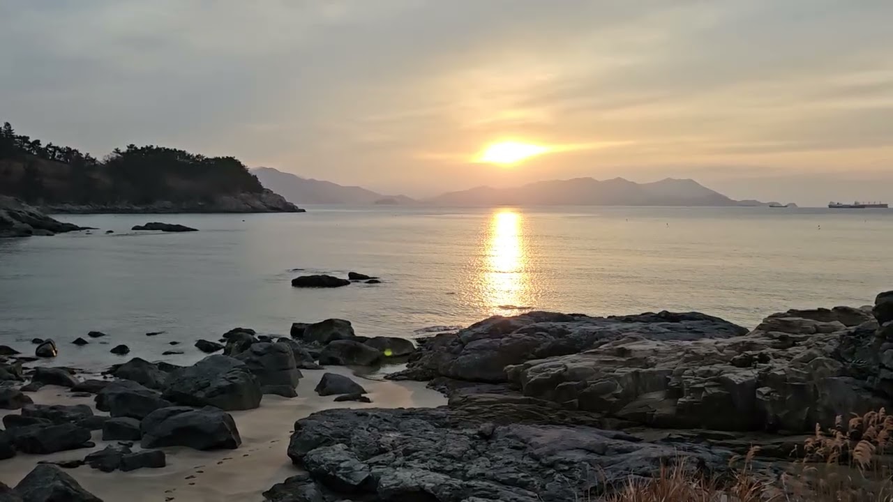 여수 밤이랑  해돋이 