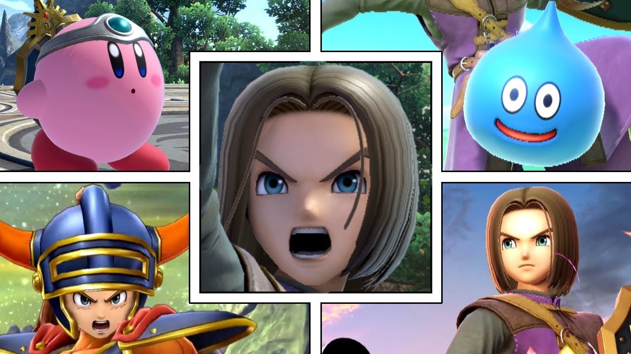 The Hero Full Moveset (Plus Final Smash, Victory Screens, Kirby Hat & More) Smash Bros Ultimate