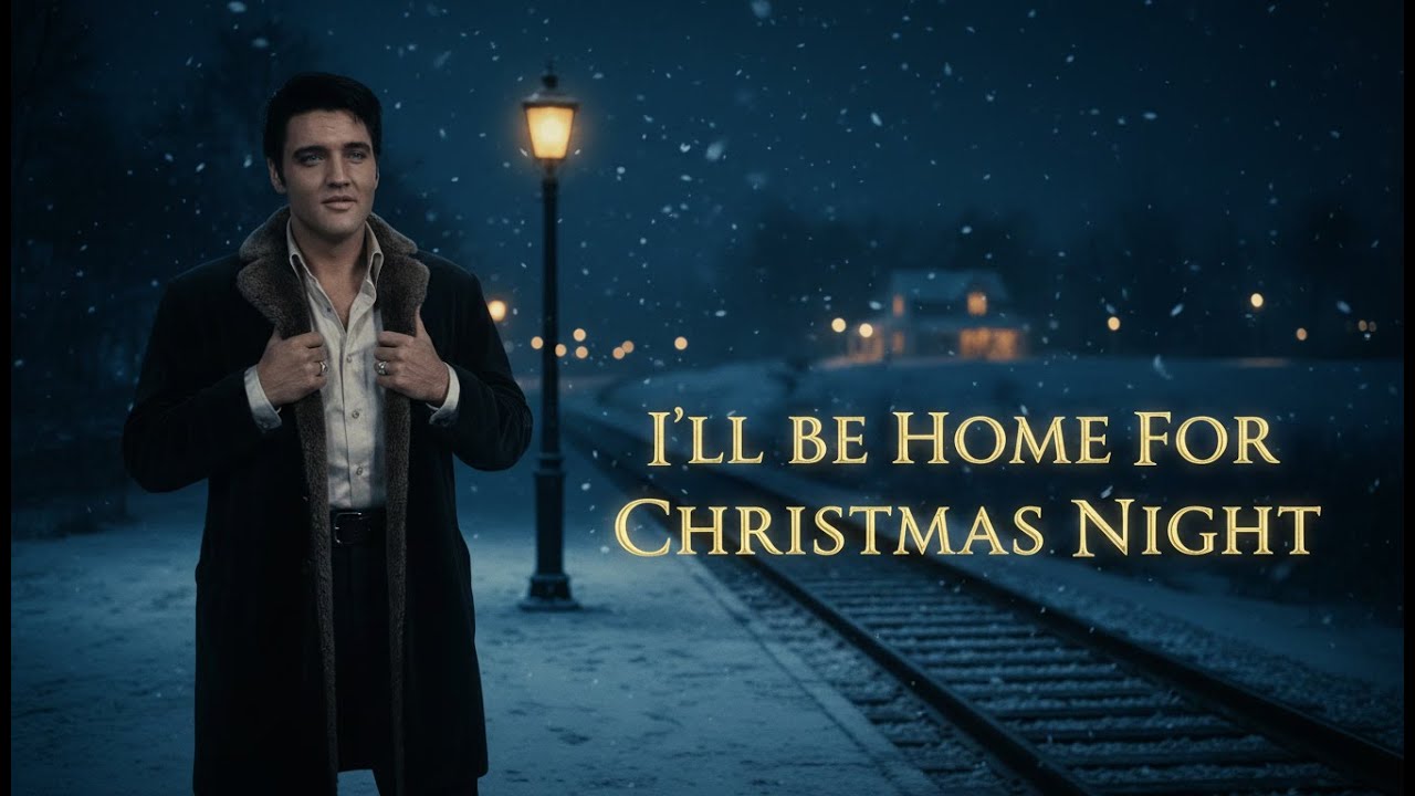 Elvis Presley - I&rsquo;ll Be Home For Christmas Night | Emotional Christmas Ballad | Vintage Love Song