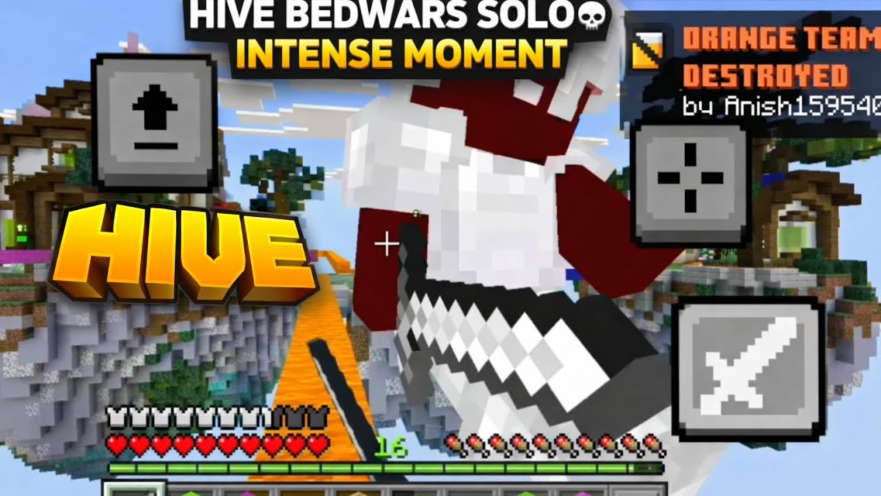 HIVE BEDWARS SOLO ☠️ !! But the last fight Goes Wrong ❌ 