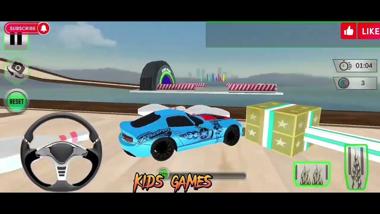 Car stunt Race 3D Game | Car Game zam solution..
