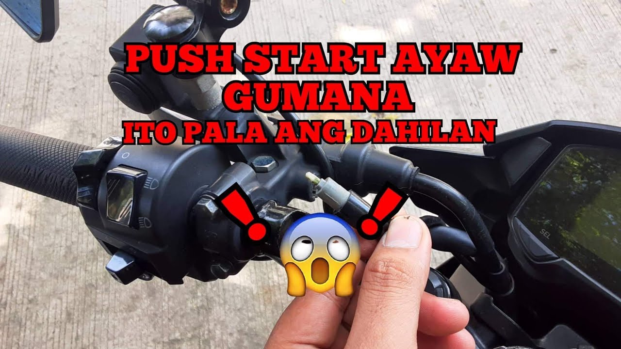 PUSH START PROBLEM SAFETY SWITCH RAIDER 150 F.I. CARB