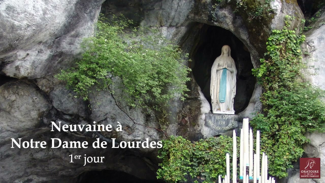1- Neuvaine à Notre Dame de Lourdes du 3 au 11 février.