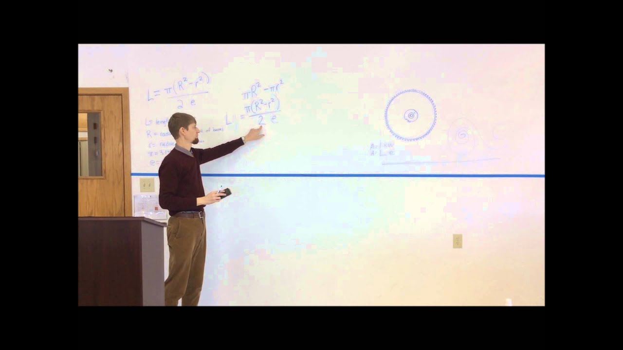 Calculating the Length of a Mainspring