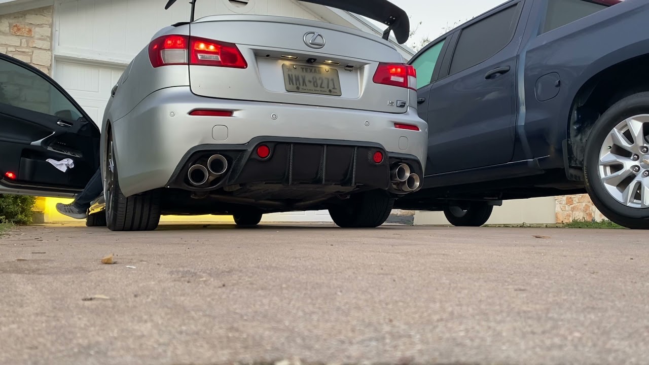 Lexus ISF cold start