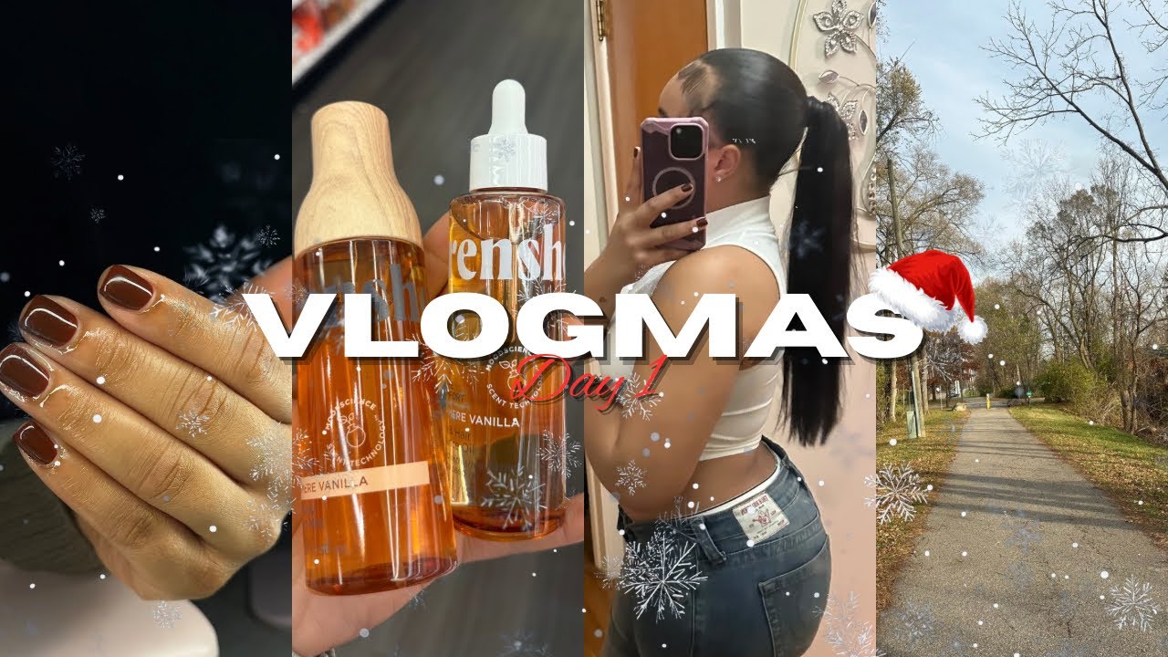 Vlogmas | Случайные дни | Безопасно ли это место? Наслаждаюсь домом, новыми ногтями, зимней погод...