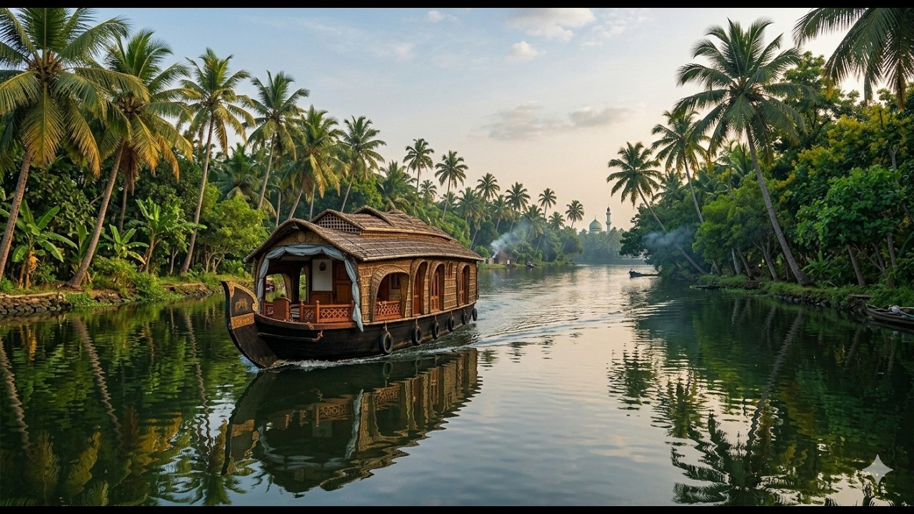 🌴 Raga Hamsadhwani &ndash; Kerala Backwaters Music | Carnatic Classical Fusion| DJ-Music Official