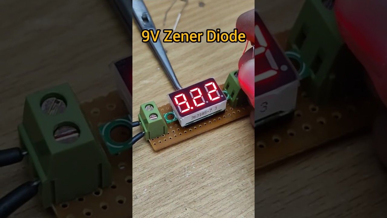 Zener Diode Tester Electronics Project  #diode  #zenerdiode #electronicsproject