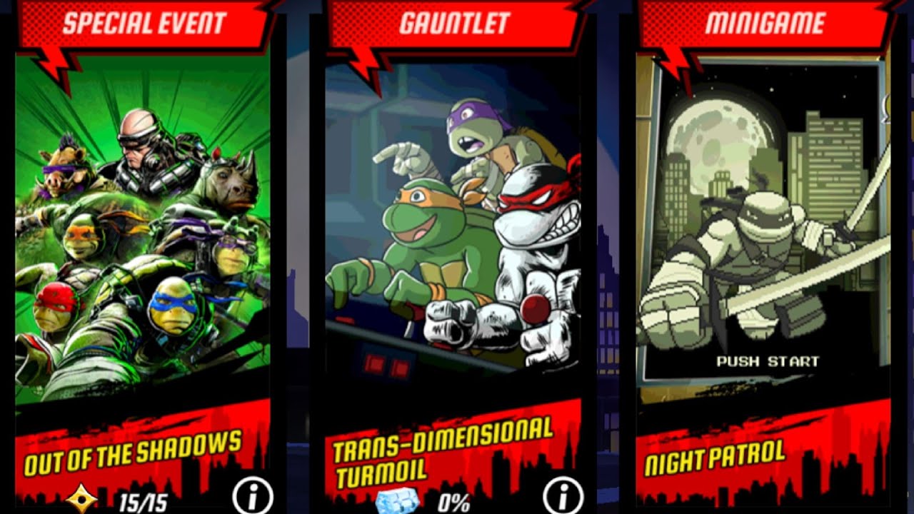 TMNT Legends. OUT OF THE SHADOWS.