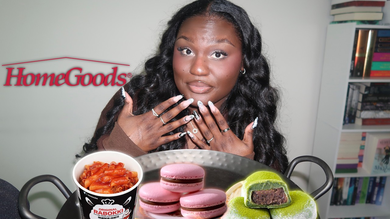 ASMR MUKBANG : Random HOME GOODS Finds...kind of a fail