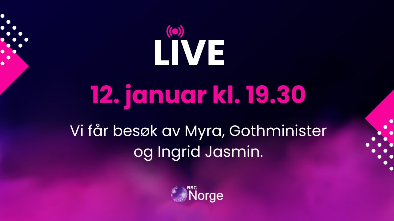 Live med artister fra delfinale 1
