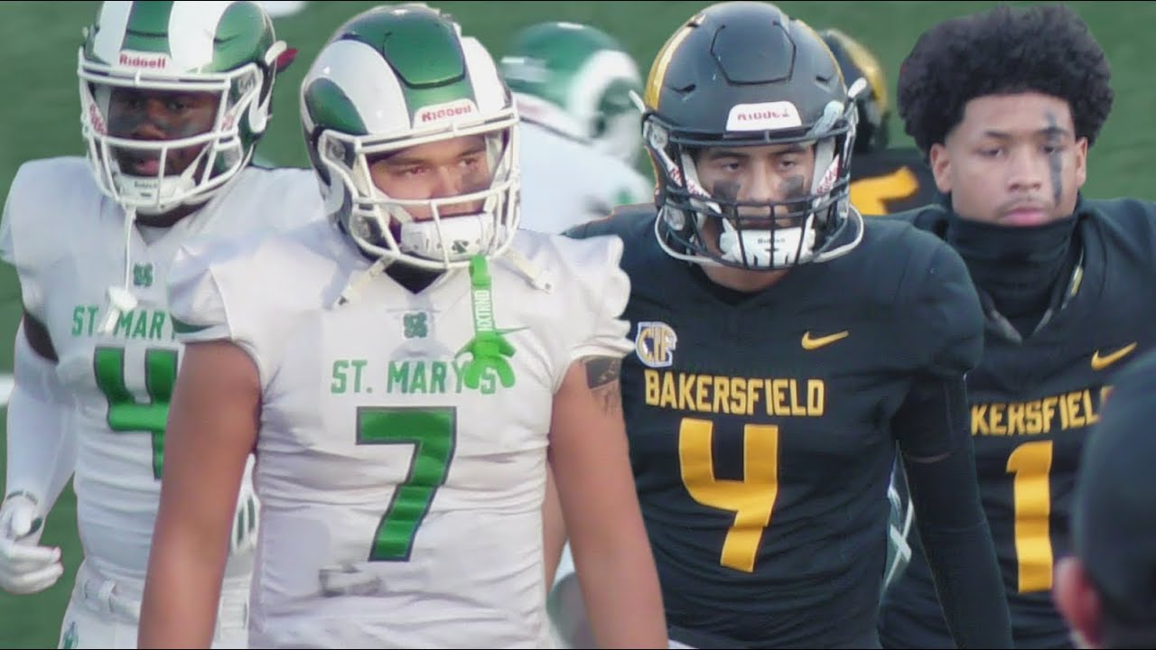 St. Mary’s vs Bakersfield Christian 🏈 🏆 State Championship 2025 #espn #nfl #maxpreps 