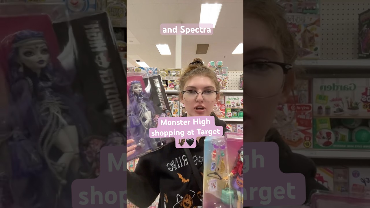 Покупки Monster High в Target 🦇🖤 2025! #monsterhighg3