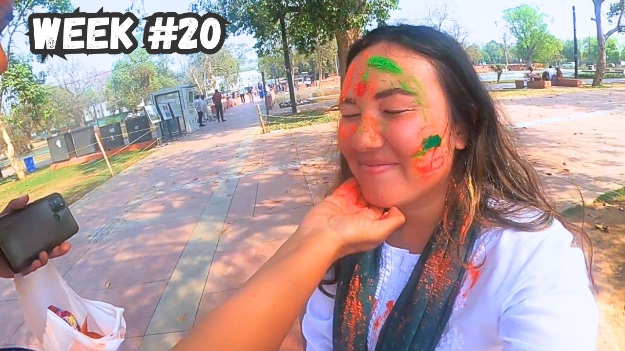 Celebrating Holi Festival in New Delhi (World Trip Week 20)
