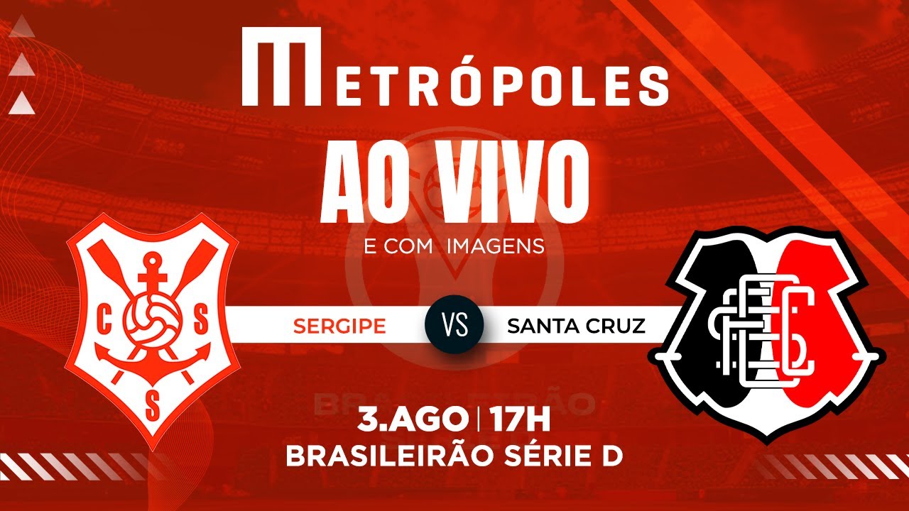 SÉRIE D JOGO COMPLETO: SERGIPE-SE 2 X 1 SANTA CRUZ-PE - 03/08/2025
