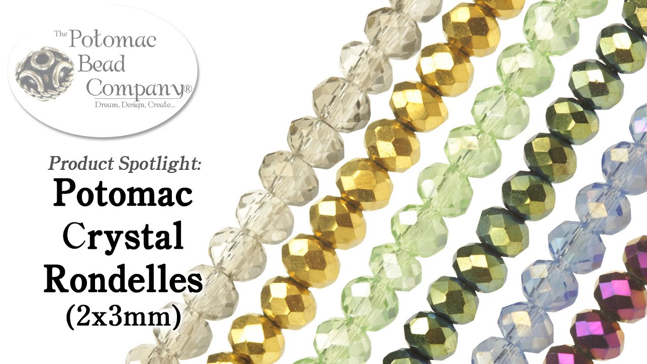 Spotlight - Potomac Crystal Rondelles 2x3mm