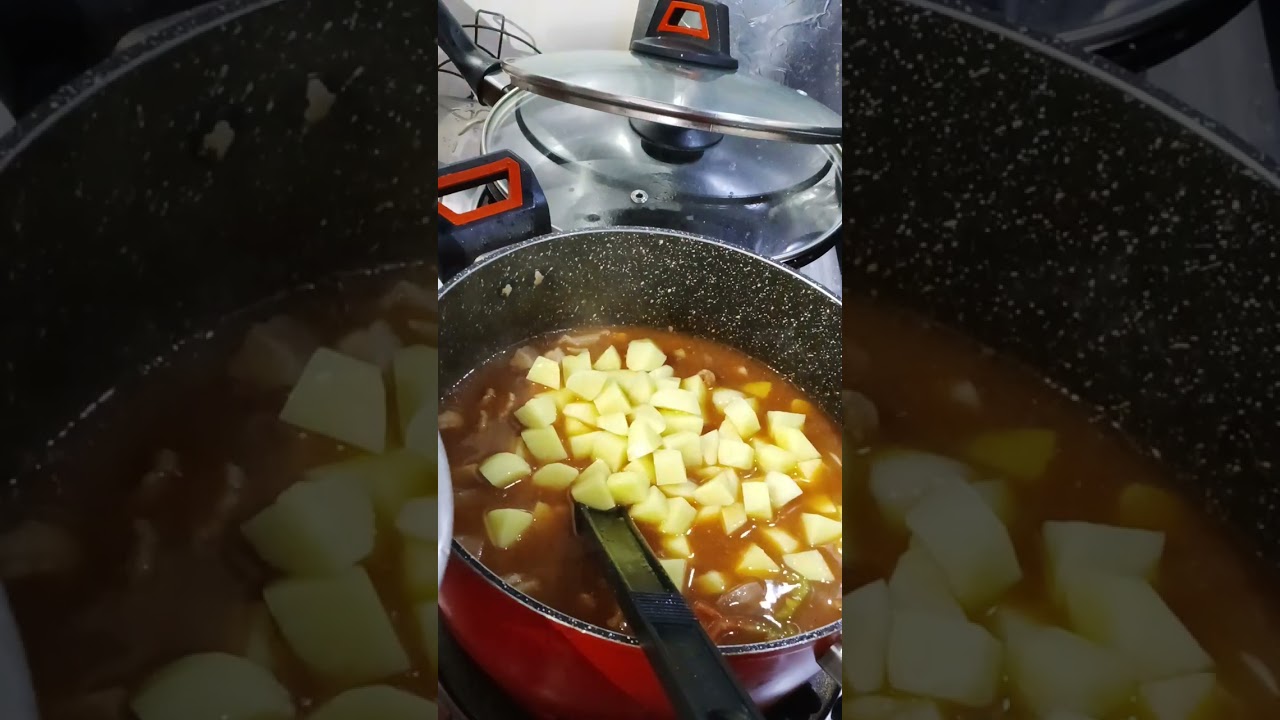 Complete recipe of pork menudo for lunch,like, share, subscribe my channel @antoniosison629 👍👌😘