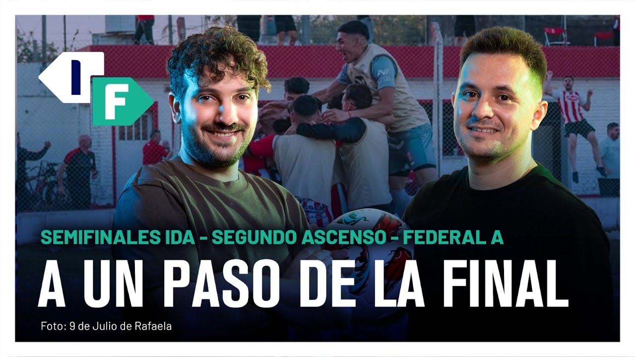 POR EL SEGUNDO ASCENSO: los GOLES de la quinta etapa IDA (Semifinales) - Federal A 2025
