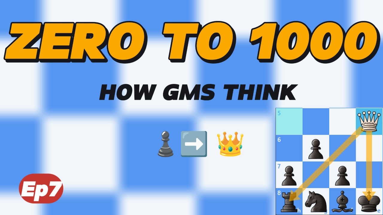 How to Think in Chess | Thinking System for Beginners (Zero to 1000 Ep. 7)