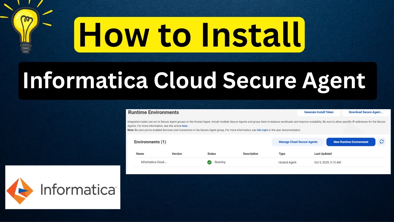 Как установить Informatica Cloud Secure Agent в Windows 11