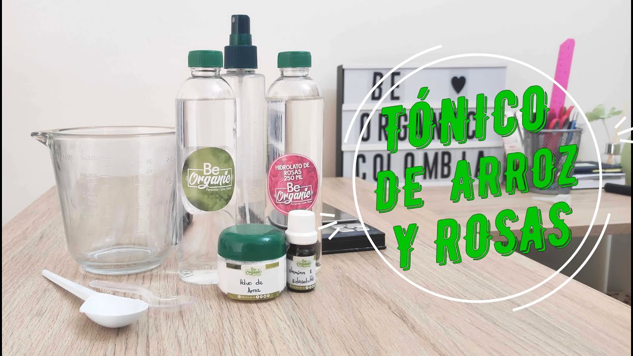 Elabora de forma fácil un tónico facial de arroz y rosas